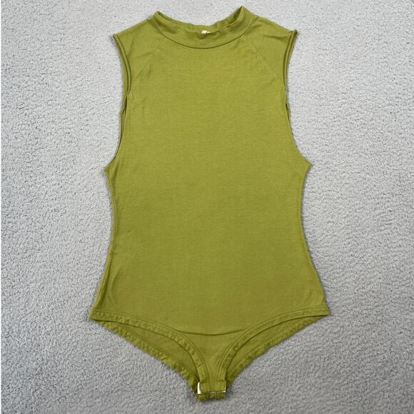 Intimately Free People Womens Size M Green Sleeveless Bodysuit - Picture 1 of 11